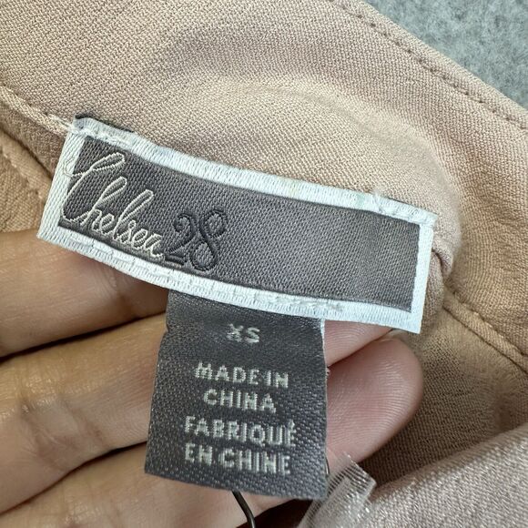 Chelsea28 Nordstrom One Shoulder Midi Dress Womens XS Midi Mauve Pink Formal NEW - Picture 6 of 9